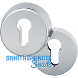 FSB Sicherheits-Zylinderrosette rund, Edelstahl matt