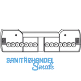 WINKHAUS Bohrlehre LE.B.EL-SL.K-20, f�r Eck- und Scherenlager, �berschlag 20 mm