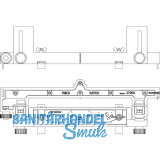 MACO RUSTICO Bohrlehre BLR f�r Band gerade, Abstand 32mm+Plattenkloben