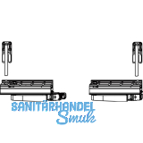 MACO SKB-S/SE Grundkarton Laufwagen, Schema A und C, 160 kg, rechts (455799)
