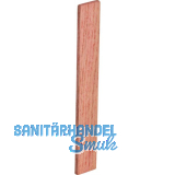 Holzklotz Esche lackiert 80 x 8 x 2 rot