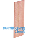 Holzklotz Esche lackiert 80 x 30 x 2 rot