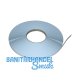 Flachleiste auf Rolle ohne Lippe 60mm selbstklebend, wei�