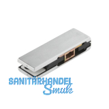 Unterer Eckbeschlag PT 10 Universal light, Glasst�rke 10mm, Edelstahl (03.502)