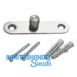 DORMA-Glas Zapfen PT 24 Universal light, � 15 mm, Edelstahl (03.623)