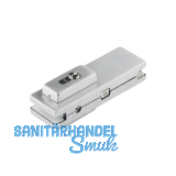 Mittelschloss US 20 Universal light, PZ, Glas 10 -12 mm, Edelstahl (03.617)