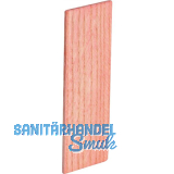 Holzklotz Esche lackiert 80 x 26 x 1,3 rot