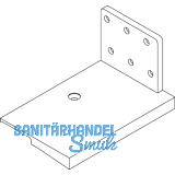 Universal-Schwellenhalter Eifel T, 70 - 80 mm, Kunststoff grau