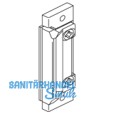 Austauschst�ck f�r Rollenfalle Secury, Eurofalz 20 x 8 mm, Stahl verzinkt
