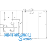 Schwellenhalter BRS Universal, Kunststoff schwarz