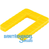 ROTO Euroklick Distanzplatte 40 x 30 x 4 gelb