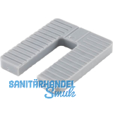 ROTO Euroklick Distanzplatte 65 x 52.5 x 8 grau