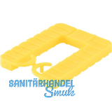 ROTO Euroklick Distanzplatte mit Sperrhaken 40 x 30 x 4 gelb