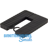 ROTO Euroklick Distanzplatte mit Sperrhaken 40 x 30 x 6 schwarz