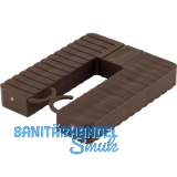 ROTO Euroklick Distanzplatte mit Sperrhaken 40 x 30 x 10 braun