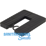 ROTO Euroklick Distanzplatte mit Sperrhaken 65 x 52.5 x 6 schwarz