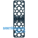 GV Unterlegplatte, 160 x 50 x 5 mm, Kunststoff blau