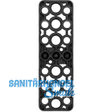 GV Unterlegplatte, 160 x 50 x 10 mm, Kunststoff schwarz