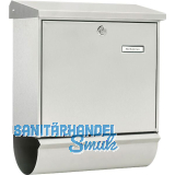 BURG Briefkasten COMFORT-SET - mit Zeitungsbox, Edelstahl rostfrei