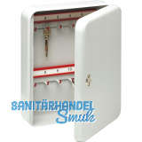 BURG-W�CHTER Schl�sselschrank City Line, mit 41 Haken, Stahl lichtgrau