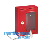 BURG-W�CHTER Notschl�sselkasten EMG 6165,gleichsperrend, mit Hammer,rot lackiert