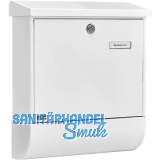 BURG Briefkasten VARIO-SET - mit Zeitungsbox, Stahl verzinkt wei�