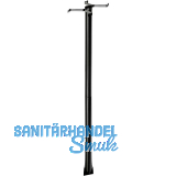 BURG St�tzpfosten zu U.S. MAILBOX, H�he 1500 mm, Stahl verzinkt schwarz