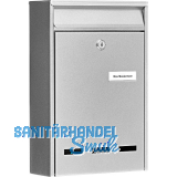 BURG Aufh�ngebriefkasten POCKET - Stahlblech verzinkt silberf�rbig