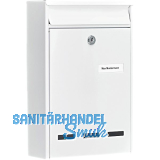 BURG Aufh�ngebriefkasten POCKET - Stahlblech verzinkt wei�