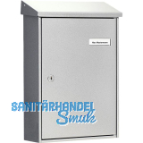 BURG Aufh�ngebriefkasten LETTER - Stahl verzinkt silberf�rbig