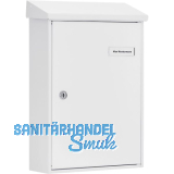 BURG Aufh�ngebriefkasten LETTER - Stahl verzinkt wei�