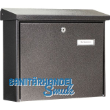 BURG Aufh�ngebriefkasten JOURNAL - Stahlblech verzinkt eisenf�rbig