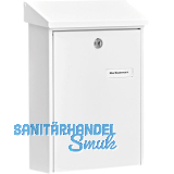 BURG Aufh�ngebriefkasten DAILY - Stahl verzinkt wei�