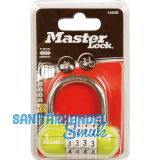 MASTER LOCK Vorhangschloss 1523 EURD Pro Sport Zahlenschloss, 64 mm, bunt, SB