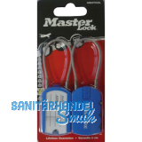 MASTER LOCK Kabelschloss 4684 EURTCOL mit Zahlenkombination, bunt SB