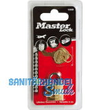 MASTER LOCK Vorhangschloss 120 EURD Messing, Breite 20 mm, verschsp. SB