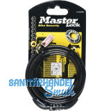 MASTER LOCK Spiral-Kabelschloss 8143 EURDPRO mit Zahlenkombination 1200 mm SB