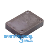 ROTO Unterlegplatte 53 x 66 x 10 aus Kunststoff braun