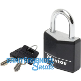 MASTER LOCK Vorhangschloss 9130 EURDBLK Alu schwarz, Br. 30 mm, verschieden. SB