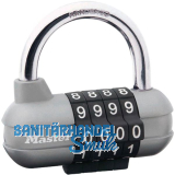 MASTER LOCK Vorhangschloss 1520 EURD Pro Sport Zahlenschloss, 64 mm, silber, SB