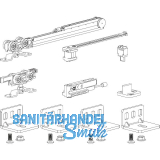 TERNO Beschlagset Classic Fluid 70/Basic Komfort Holz 50 kg ohne Laufschiene