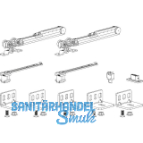 TERNO Beschlagset Classic Fluid 50 Holz 30-80 kg ohne Laufschiene