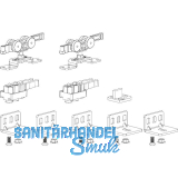 TERNO Beschlagset Classic Basic Standard Holz 80 kg ohne Laufschiene