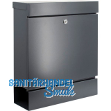 BURG Briefkasten SEATTLE mit Zeitungsbox, Stahl verzinkt anthrazit