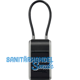 MASTER LOCK Schl�sselsafe 5482 EURD mit flexiblem Kabelb�gel, schwarz/grau
