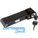 BURG-W�CHTER Faltschloss / Fahrradschloss 790 90 Black, 900 mm, Stahl schwarz