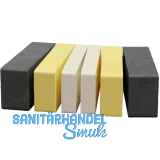 GV Trage-Montageklotz 80x30x5mm, schwarz