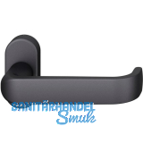 FSB FH-Rahment�rdr�cker 09 1268 Standfl�gel ovale Rosette Aluminium schwarz