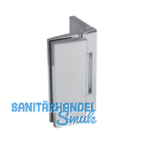 Duscht�rband Bella, 90� Glas-Wand, m. Langloch, nach innen, verchromt poliert