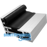 Zargenprofil AL-Basis-D Edelstahl-Effekt